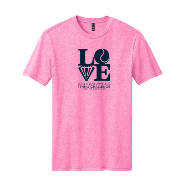 Koser 2024 LOVE 2024 T-Shirt - Pink (Front)