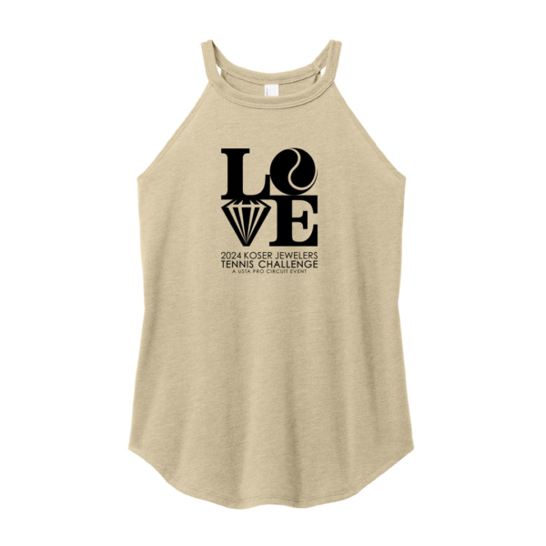 Koser 2024 LOVE 2024 Womens Tank - Tan (Front)