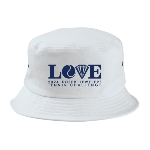 2024 KJTC LOVE Bucket Hat White